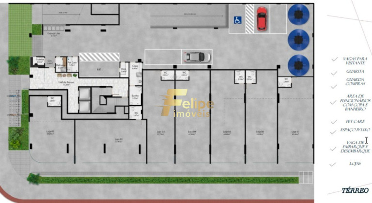 Imagem Imóvel com 1 Quarto à Venda, 39 m² em Jardim Camburi - Vitória Imagem Imóvel com 1 Quarto à Venda, 39 m² em Jardim Camburi - Vitória