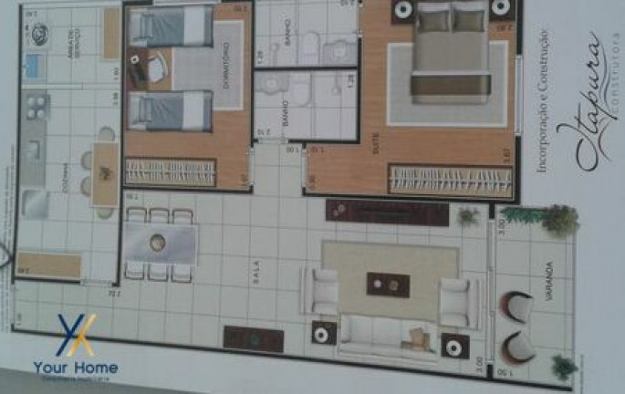 Imagem Apartamento com 2 Quartos à Venda, 80 m² em Vila Mathias - Santos Imagem Apartamento com 2 Quartos à Venda, 80 m² em Vila Mathias - Santos