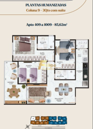 Imagem Imóvel com 2 Quartos à Venda, 64 m² em Jardim Camburi - Vitória Imagem Imóvel com 2 Quartos à Venda, 64 m² em Jardim Camburi - Vitória