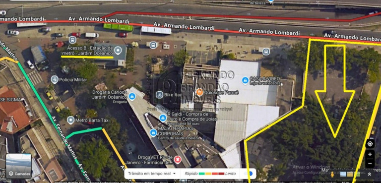 Imagem Terreno para Alugar, 1.850 m² em Barra Da Tijuca - Rio De Janeiro