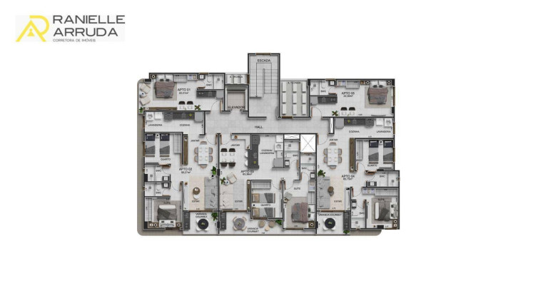 Imagem Apartamento com 2 Quartos à Venda, 62 m² em Intermares - Cabedelo