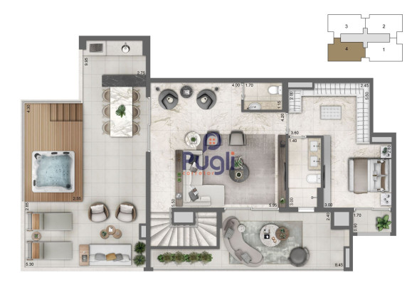 Imagem Cobertura com 4 Quartos à Venda, 267 m² em Jardim Dom Bosco - São Paulo