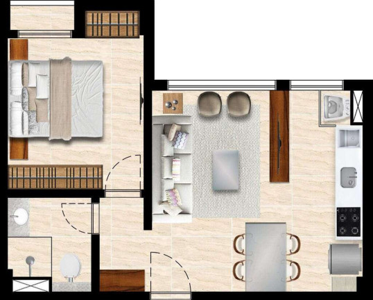 Imagem Apartamento com 2 Quartos à Venda, 58 m² em Casa Forte - Recife