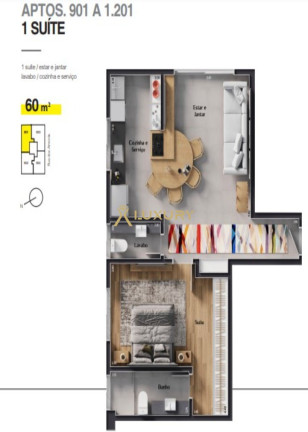 Imagem Imóvel com 2 Quartos à Venda, 56 m² em Lourdes - Belo Horizonte