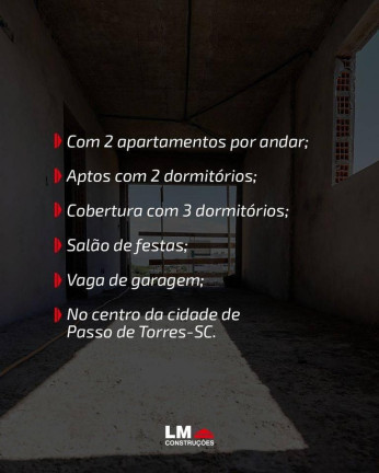 Imagem Apartamento com 2 Quartos à Venda, 72 m² em Passo De Torres