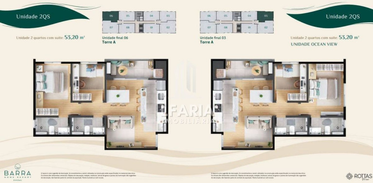 Imagem Apartamento com 2 Quartos à Venda, 53 m² em Barra Do Sai - Itapoá