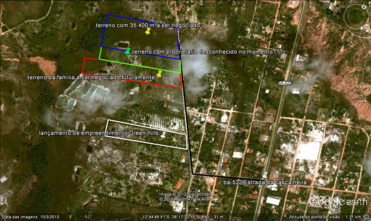 Terreno à Venda, 35.400 m² em Parque Real Serra Verde - Camaçari