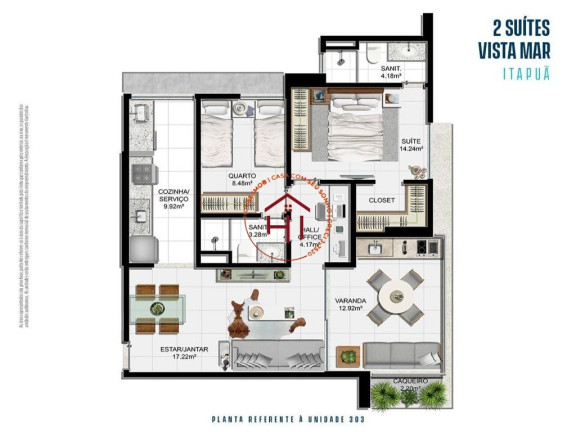Imagem Apartamento com 2 Quartos à Venda, 76 m² em Jaguaribe - Salvador Imagem Apartamento com 2 Quartos à Venda, 76 m² em Jaguaribe - Salvador