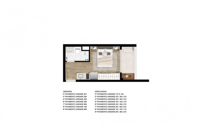 Imagem Studio com 1 Quarto à Venda, 22 m² em Centro - São Paulo