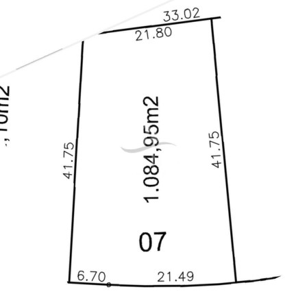 Terreno à Venda, 1.084 m² em Centro - Cabreúva