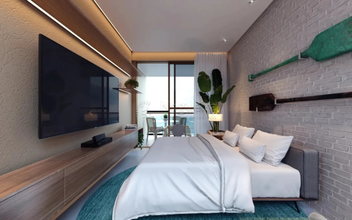 Apartamento com 2 Quartos à Venda, 63 m² em Muro Alto - Ipojuca