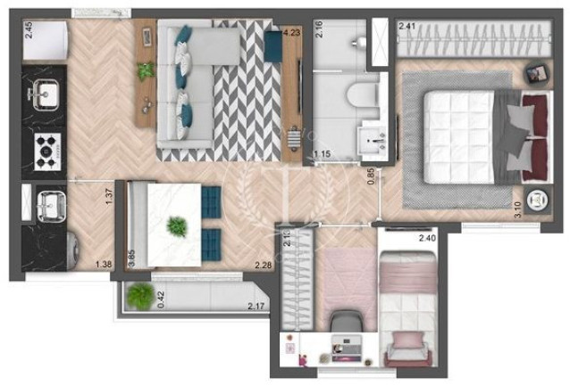 Imagem Apartamento com 2 Quartos à Venda, 38 m² em Imirim - São Paulo