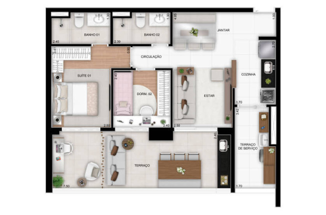 Imagem Apartamento com 2 Quartos à Venda, 75 m² em Parque Da Mooca - São Paulo