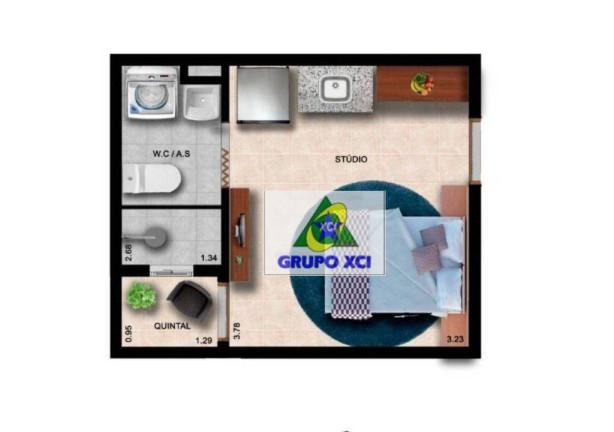 Imagem Studio com 1 Quarto à Venda, 210 m² em Ipiranga - São Paulo Imagem Studio com 1 Quarto à Venda, 210 m² em Ipiranga - São Paulo
