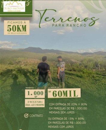 Imagem Chácara com 1 Quarto à Venda, 1.000 m² em Taquaraçu De Minas