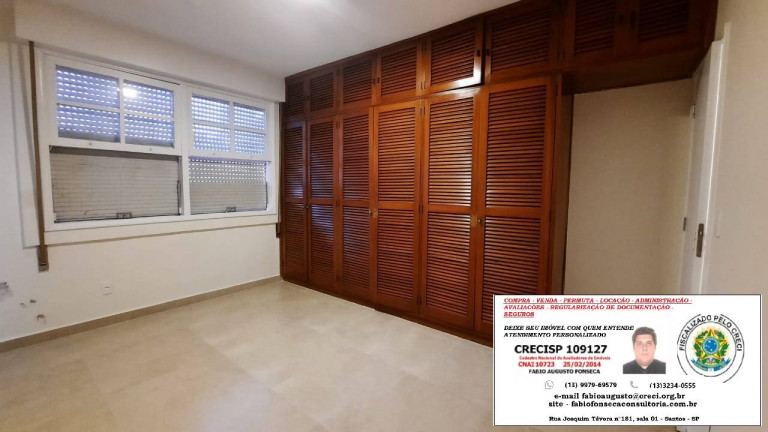 Imagem Apartamento com 3 Quartos à Venda, 134 m² em José Menino - Santos