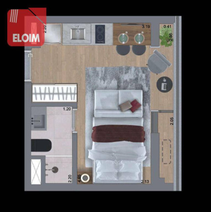 Imagem Studio com 1 Quarto à Venda, 31 m² em Bela Vista - São Paulo Imagem Studio com 1 Quarto à Venda, 31 m² em Bela Vista - São Paulo