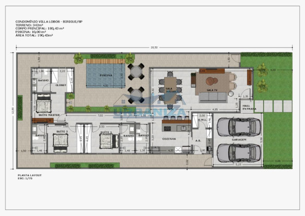 Imagem Casa à Venda, 190 m² em Condominio Residencial Villa Lobos - Birigui Imagem Casa à Venda, 190 m² em Condominio Residencial Villa Lobos - Birigui