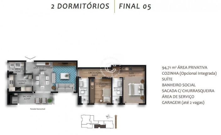 Imagem Apartamento com 2 Quartos à Venda, 9.492 m² em Centro - Santa Maria Imagem Apartamento com 2 Quartos à Venda, 9.492 m² em Centro - Santa Maria