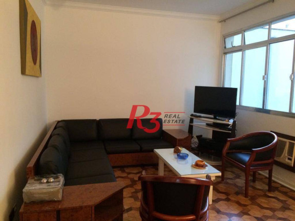 Apartamento com 2 Quartos à Venda, 118 m² em Gonzaga - Santos