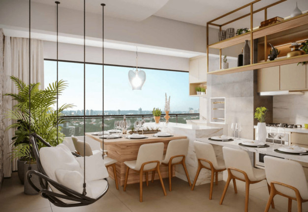 Imagem Apartamento com 1 Quarto à Venda, 64 m² em Setor Marista - Goiânia