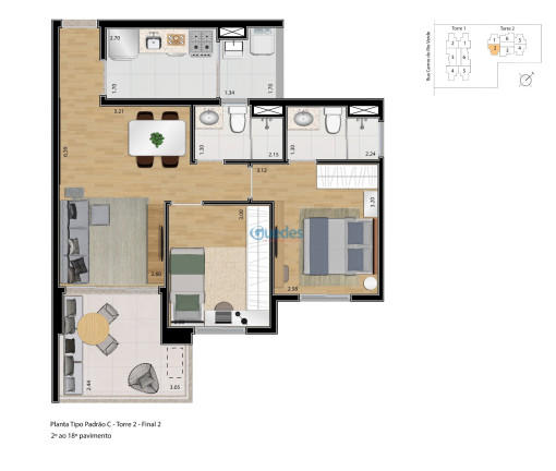 Imagem Apartamento com 3 Quartos à Venda, 81 m² em Jardim Caravelas - São Paulo