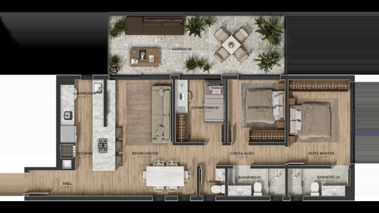Imagem Imóvel com 3 Quartos à Venda, 93 m² em Tristeza - Porto Alegre Imagem Imóvel com 3 Quartos à Venda, 93 m² em Tristeza - Porto Alegre
