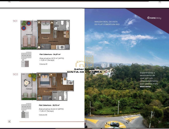 Imagem Apartamento com 1 Quarto à Venda, 22 m² em Monte Castelo - Volta Redonda