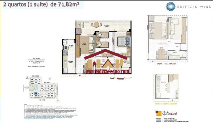 Imagem Apartamento com 2 Quartos à Venda,  em Algodoal - Cabo Frio