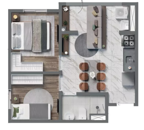 Imagem Imóvel com 2 Quartos à Venda, 31 m² em Vila Palmeiras - São Paulo