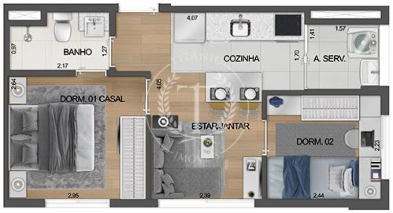 Imagem Apartamento com 2 Quartos à Venda, 33 m² em Indianópolis - São Paulo