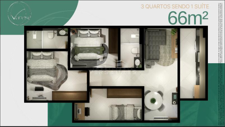 Imagem Apartamento com 2 Quartos à Venda, 60 m² em Nova Esperança - Porto Velho