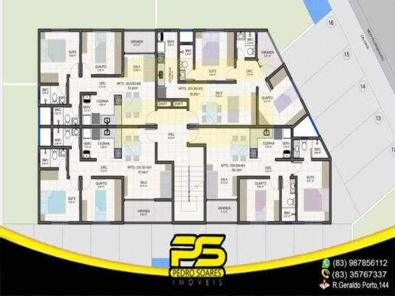 Imagem Apartamento com 2 Quartos à Venda, 59 m² em Gramame - João Pessoa Imagem Apartamento com 2 Quartos à Venda, 59 m² em Gramame - João Pessoa