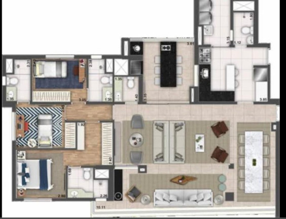 Imagem Imóvel com 4 Quartos à Venda, 147 m² em Campo Belo - São Paulo Imagem Imóvel com 4 Quartos à Venda, 147 m² em Campo Belo - São Paulo