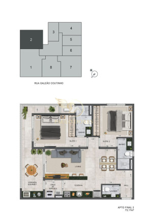 Imagem Apartamento com 2 Quartos à Venda, 74 m² em Itaguá - Ubatuba Imagem Apartamento com 2 Quartos à Venda, 74 m² em Itaguá - Ubatuba