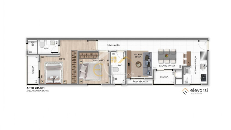 Imagem Apartamento com 3 Quartos à Venda, 71 m² em Centro - Pinhais Imagem Apartamento com 3 Quartos à Venda, 71 m² em Centro - Pinhais
