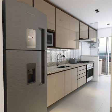 Imagem Apartamento com 1 Quarto à Venda, 50 m² em Guilhermina - Praia Grande