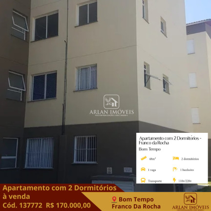 Imagem Apartamento com 2 Quartos à Venda, 48 m² em Bom Tempo - Franco Da Rocha