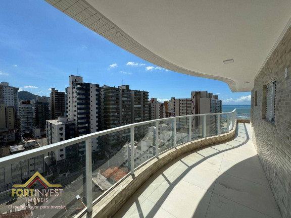 Imagem Imóvel com 3 Quartos à Venda, 109 m² em Vila Guilhermina - Praia Grande
