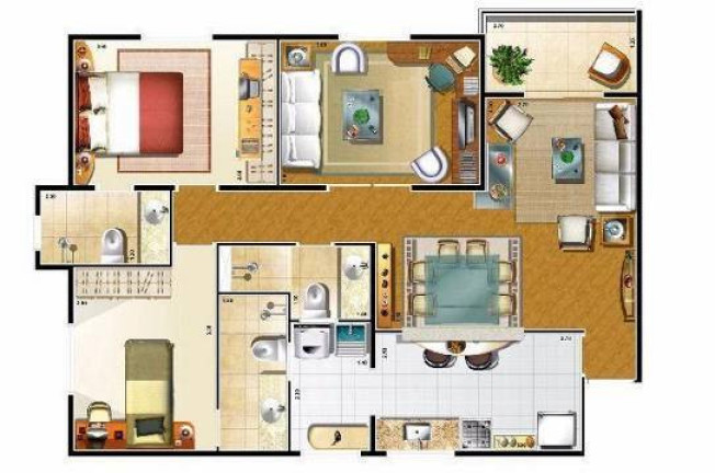 Imagem Apartamento com 3 Quartos à Venda, 78 m² em Vila Andrade - São Paulo
