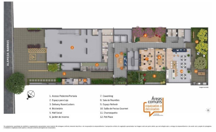 Imagem Apartamento com 1 Quarto à Venda, 57 m² em Santa Cecília - São Paulo