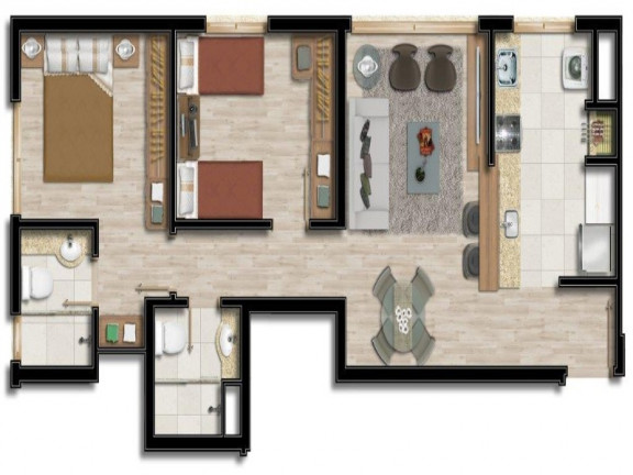 Imagem Apartamento com 2 Quartos à Venda, 63 m² em Higienópolis - Porto Alegre Imagem Apartamento com 2 Quartos à Venda, 63 m² em Higienópolis - Porto Alegre