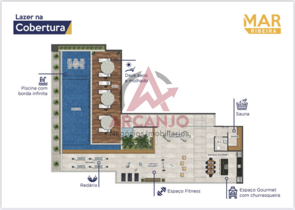 Imagem Apartamento com 1 Quarto à Venda, 35 m² em Saco Da Ribeira - Ubatuba