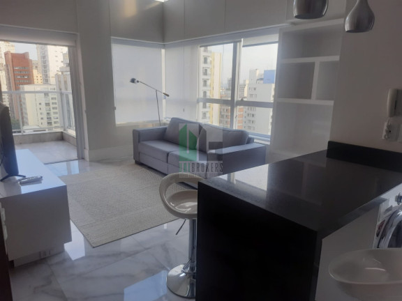 Imagem Flat com 1 Quarto para Alugar, 80 m² em Consolação - São Paulo Imagem Flat com 1 Quarto para Alugar, 80 m² em Consolação - São Paulo