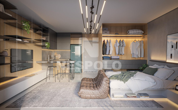 Imagem Apartamento com 1 Quarto à Venda, 34 m² em Centro - Itajai