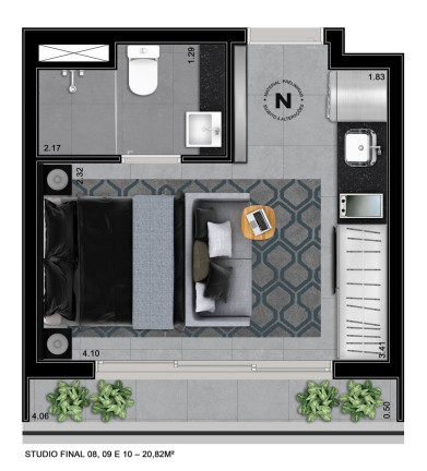Imagem Imóvel com 1 Quarto à Venda, 32 m² em Consolação - São Paulo