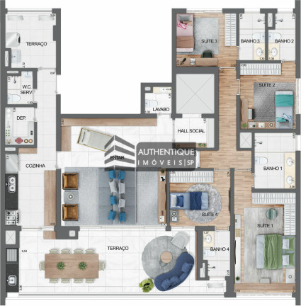 Imagem Apartamento com 3 Quartos à Venda, 136 m² em Vila Mariana - São Paulo
