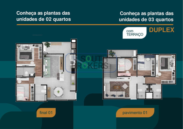 Imagem Apartamento com 2 Quartos à Venda,  em Centro - São José Dos Pinhais