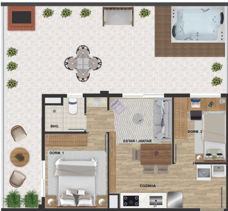 Imagem Apartamento com 2 Quartos à Venda, 33 m² em Tatuapé - São Paulo