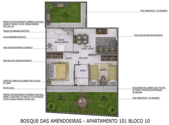 Imagem Imóvel com 2 Quartos à Venda, 40 m² em Amendoeira - São Gonçalo